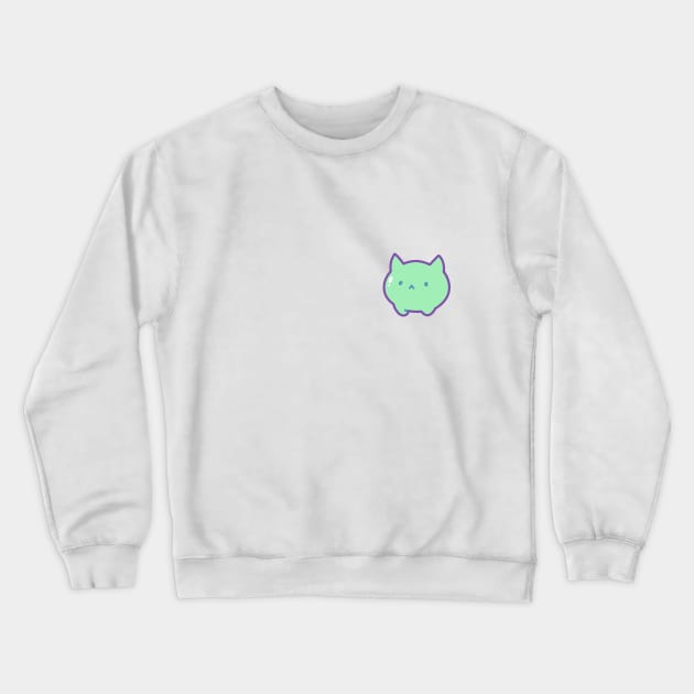 Lil' Green Guy Crewneck Sweatshirt by Jellygeist